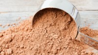 Measuring Cup with Spilled Cocoa Powder
