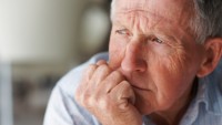 Elderly Man Thinking