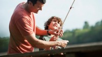 Father and Son Fishing