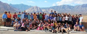 YBY Bus #2 at Red Rock Canyon in Nevada.