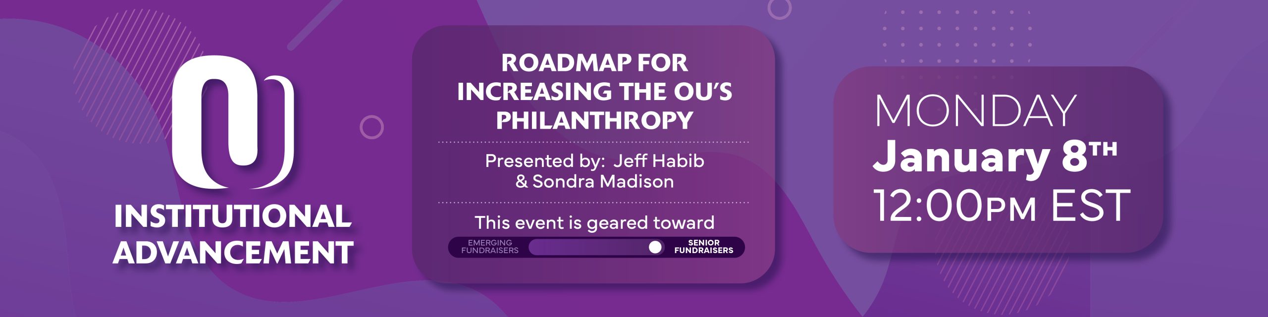 Increasing Philanthropy Virtual Event Registration Orthodox Union