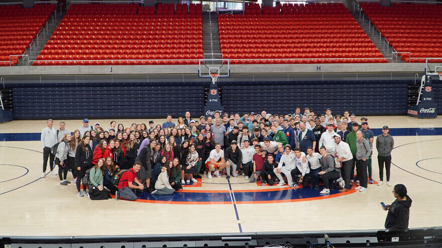 Students at Orthodox Union’s NCSY and Athletes for Israel Shabbaton Meet with Auburn Basketball Coach Bruce Pearl, Cheer on...