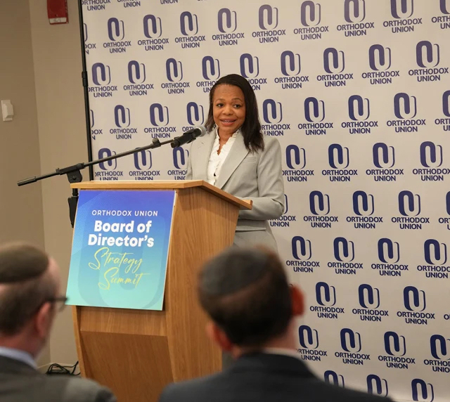 U.S. Assistant Attorney General Kristen Clarke Visits Orthodox Union’s New York Headquarters