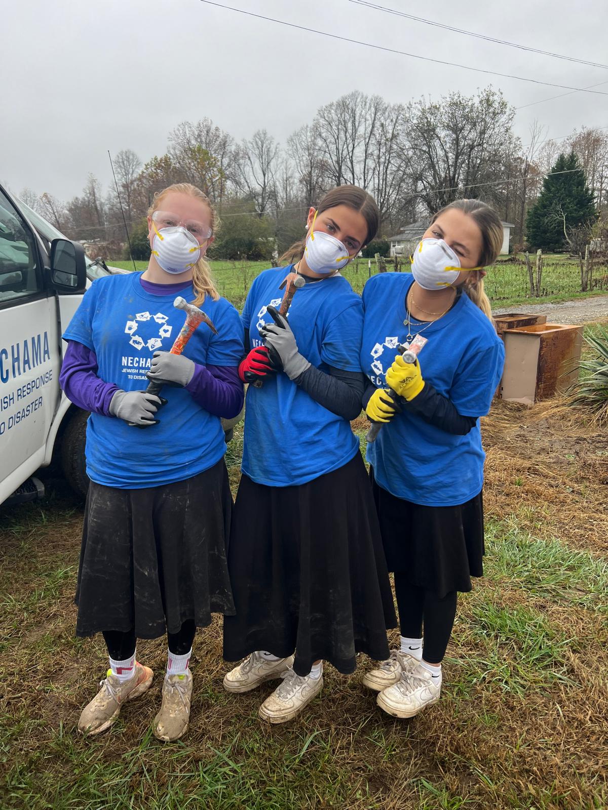 Orthodox Union Relief Missions Sends Tenth Group to Asheville, North Carolina Since Hurricane Helene to Help with Cleanup