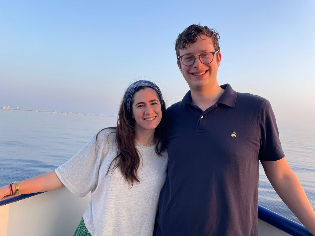JLIC NYU co-directors Elayanna and Rabbi Zechariah Rosenthal.