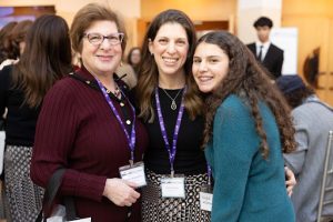 L to R: NachYom participants Janice Blumenthal, and Leora and Maytal Waxman