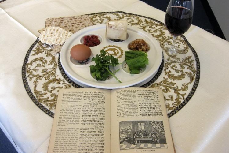 Seder Plate and Haggadah