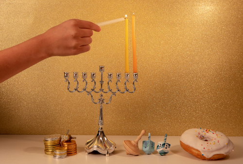 Two Candles on the Third Night of Chanukah