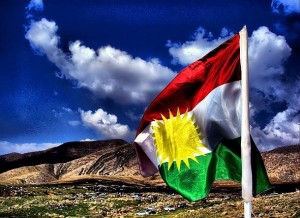 The Kurdish flag. (Jan Sefti/Creative Commons)