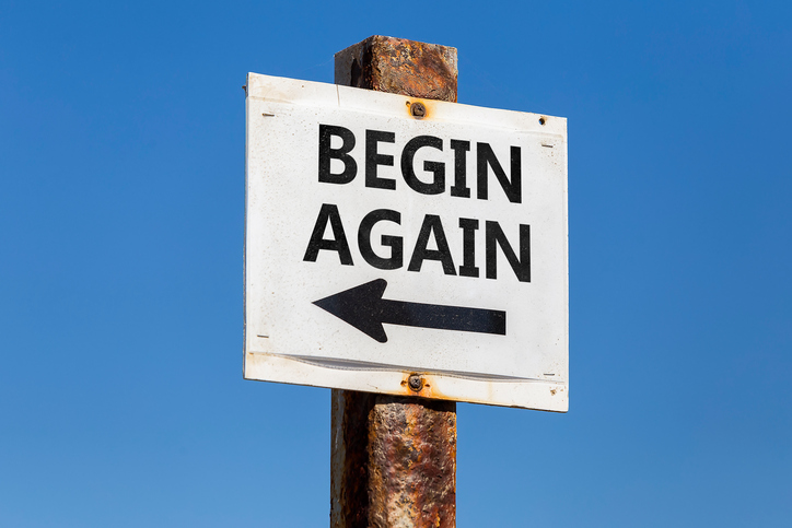 Shavuos is Over; Begin Again Now!