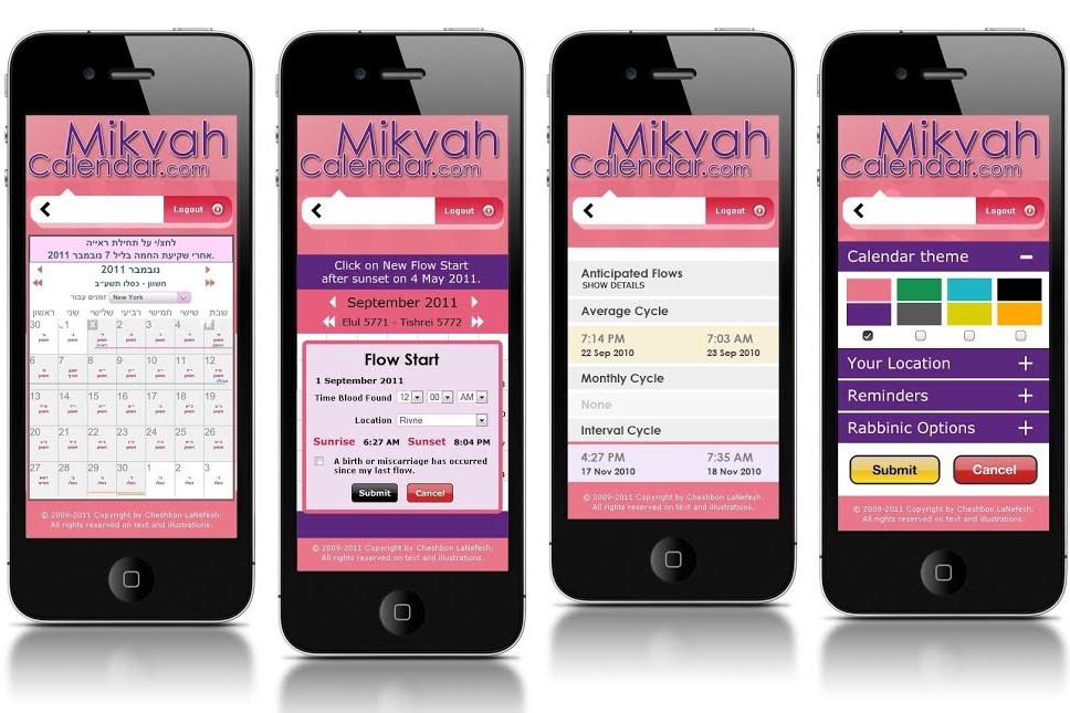 Family Purity, 2.0: Check Out The Mikvah App