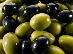 Green & Black Olives
