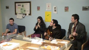 A Heart to Heart jam session during Chanukah. 