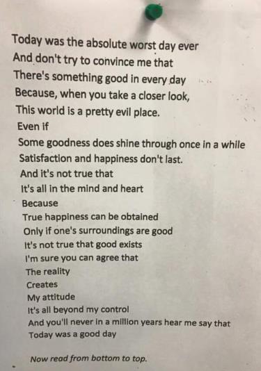 ‘Worst Day Ever’ Inspires